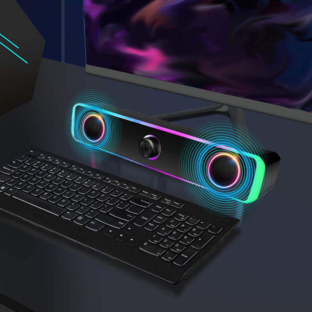 Soundbar Computer PC TV Laptop Desktop Wired Wireless