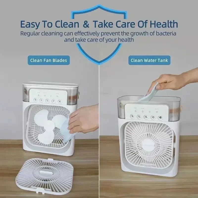 New 3 In 1 Fan AIr Conditioner Household Mini Air Cooler