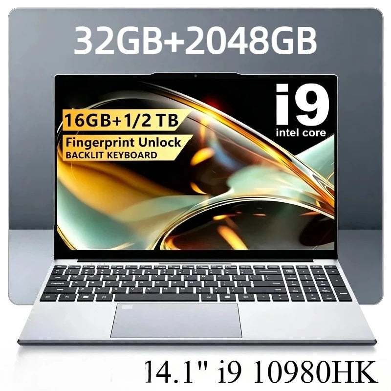 Intel Core i9 10980HK 14.1 Inch Pro Laptop 8C16T 2.4-5.3GHz