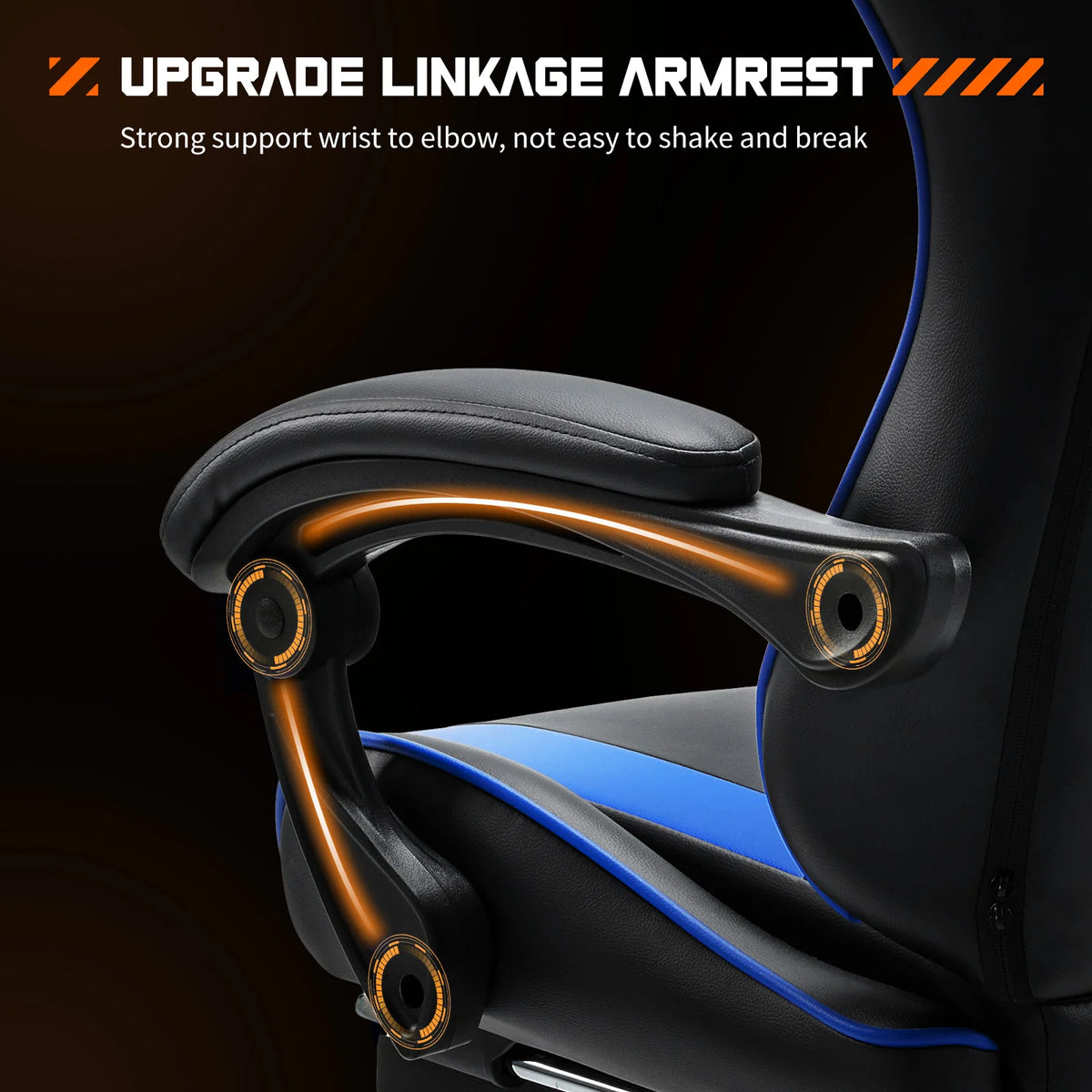 JHK Ergonomic Racing Gaming Chair Adjustable Swivel PU