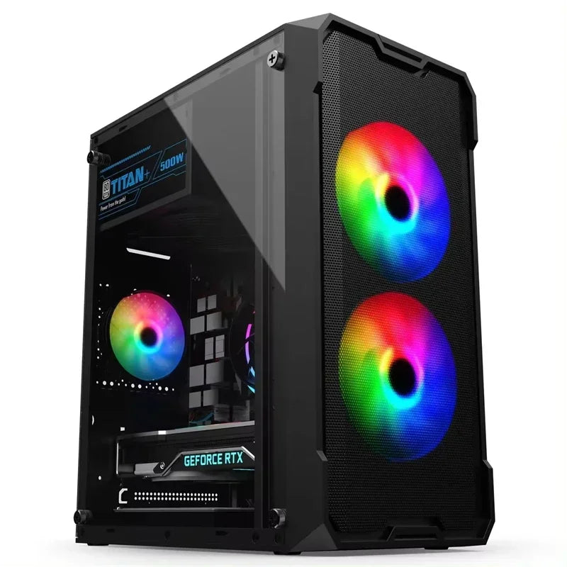 Gaming pc with gpu custom computer set equipment desktops