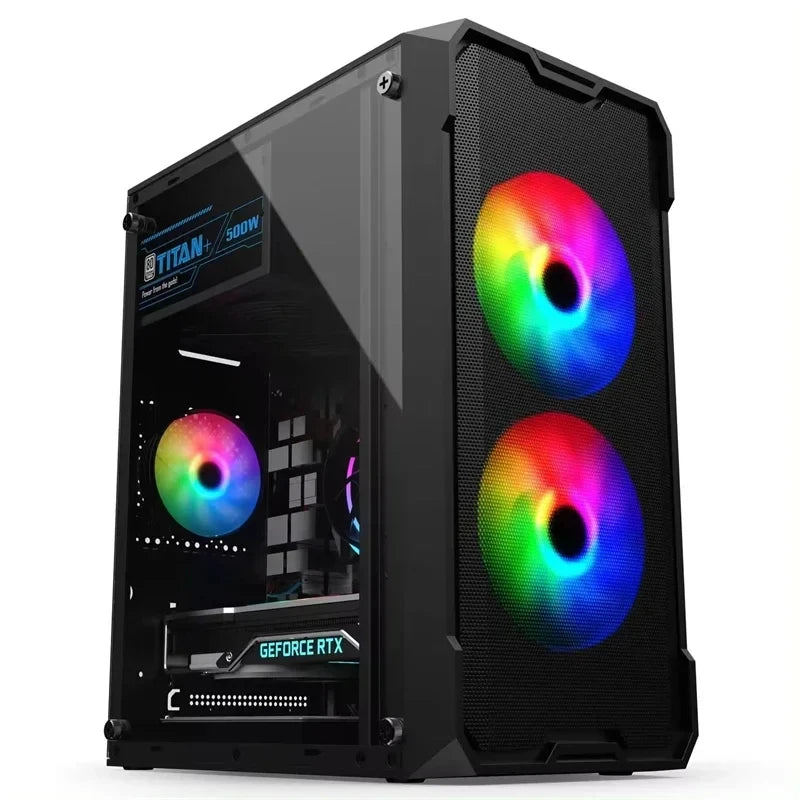 Gaming pc with gpu custom computer set equipment desktops