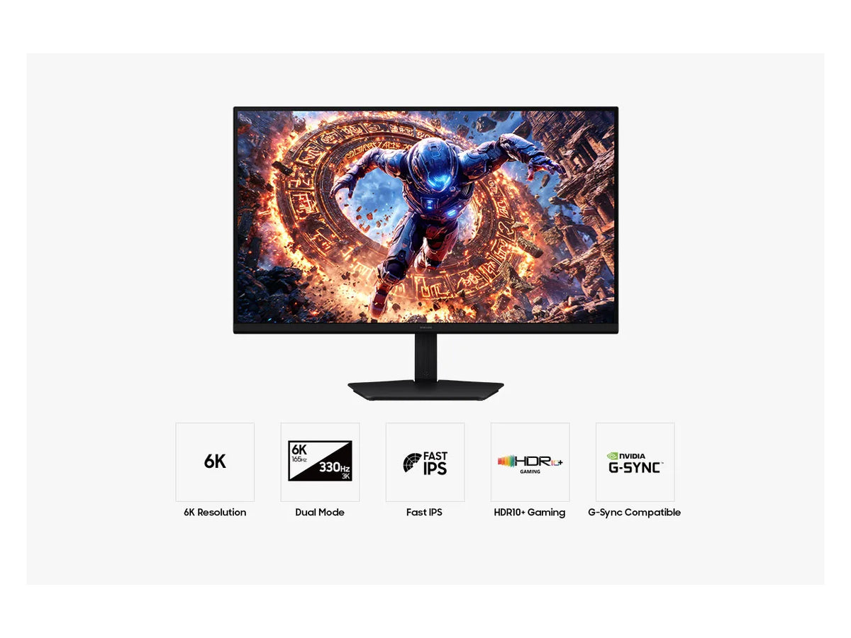 SAMSUNG Odyssey 32" Max 6K 165Hz / 3K 330Hz IPS Gaming Monitor