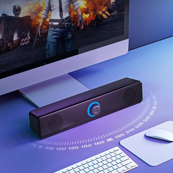 Soundbar Computer PC TV Laptop Desktop Wired Wireless
