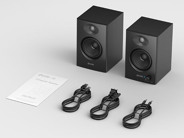OHAYO 60W Computer Speakers for Music Gaming, Active Bluetooth